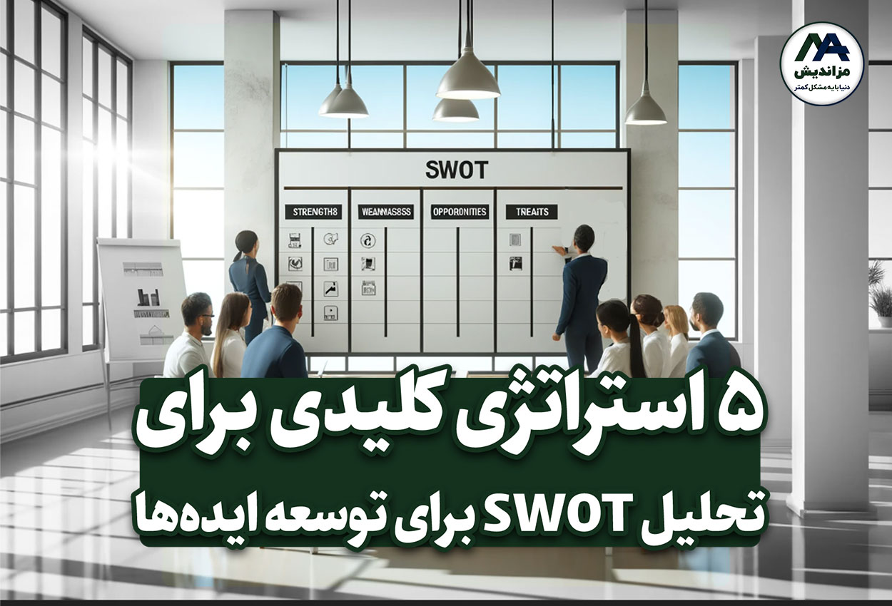 تحلیل SWOT برای توسعه ایده‌ها در کسب‌وکارهای نوپا: 5 استراتژی کلیدی برای این کار